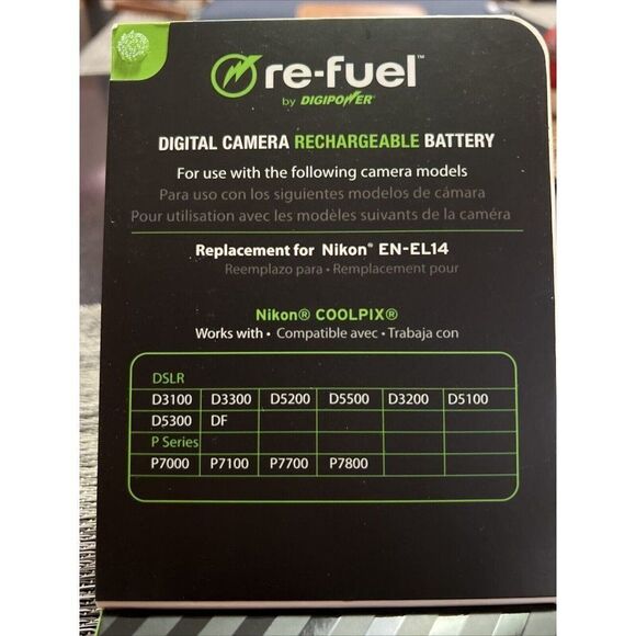 Re-Fuel Lithium-Ion Battery for Nikon DSLR Cameras (RF-NKL14) - Picture 4 of 5